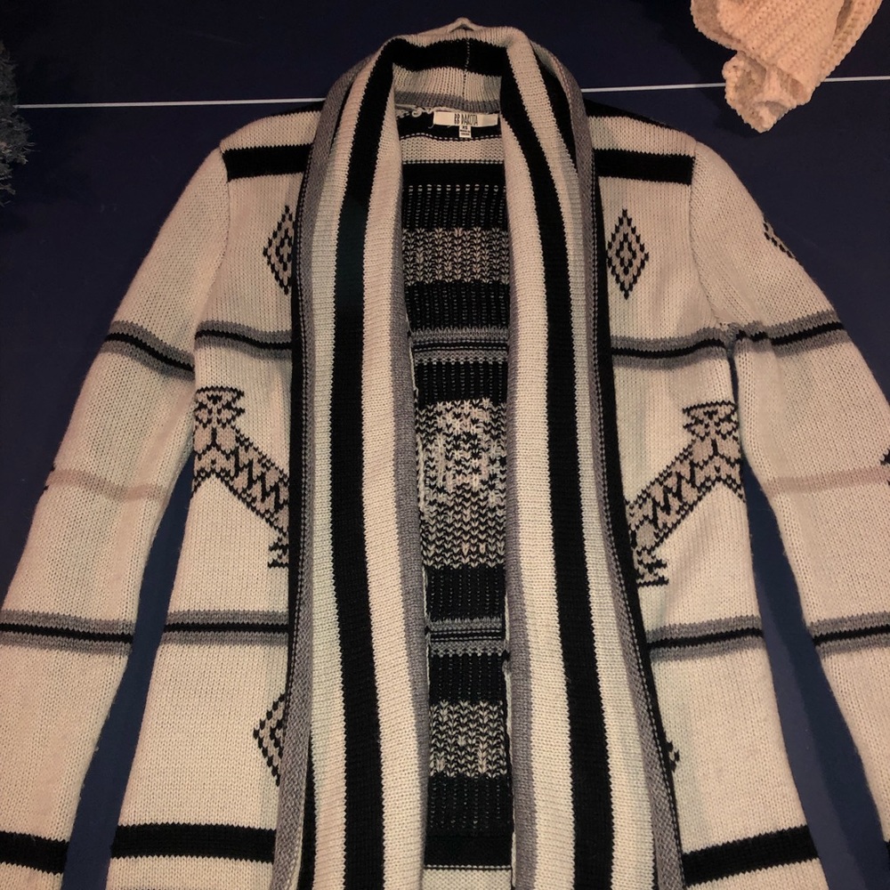 BB Dakota sweater cardigan Aztec print